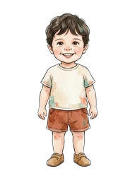 Short Brown Hair Boy