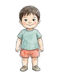 Short Dark Brown Hair Boy