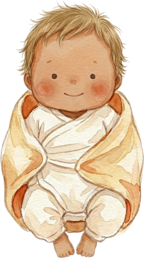 Curly Dark Blonde Hair Newborn