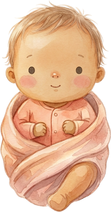 Curly Brown Hair Newborn