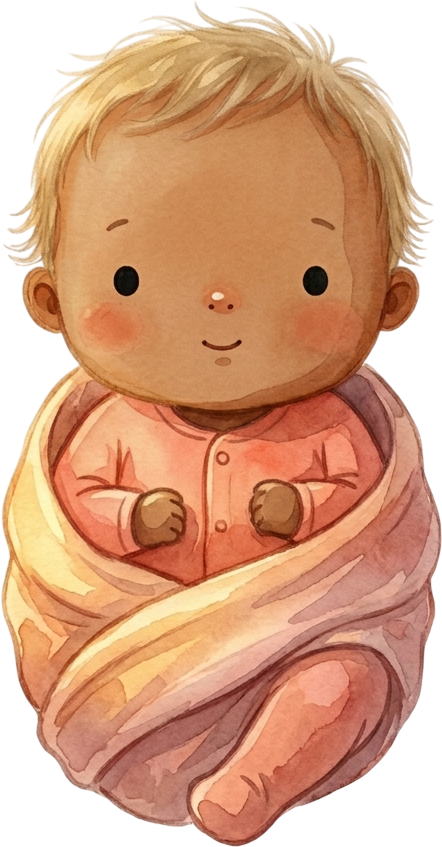 Curly Dark Blonde Hair Newborn